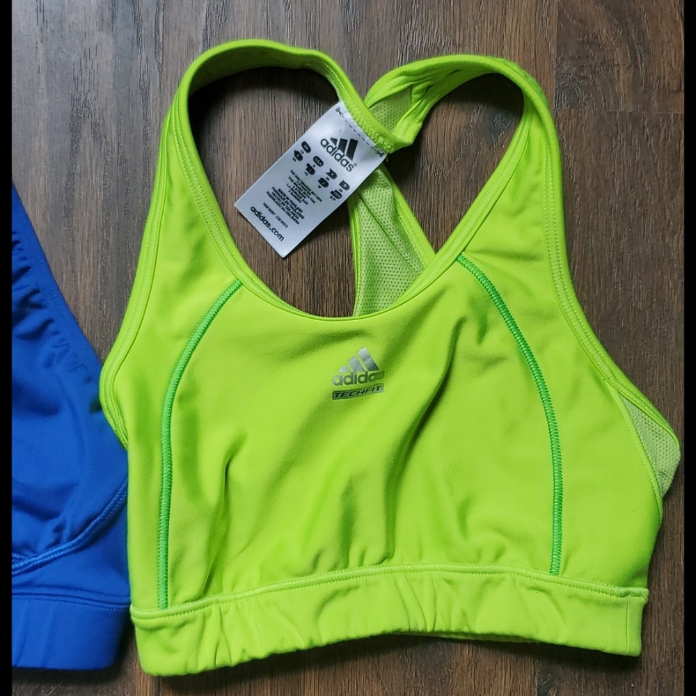 Two Adidas Techfit size small sports bras bundle - Picture 6 of 6